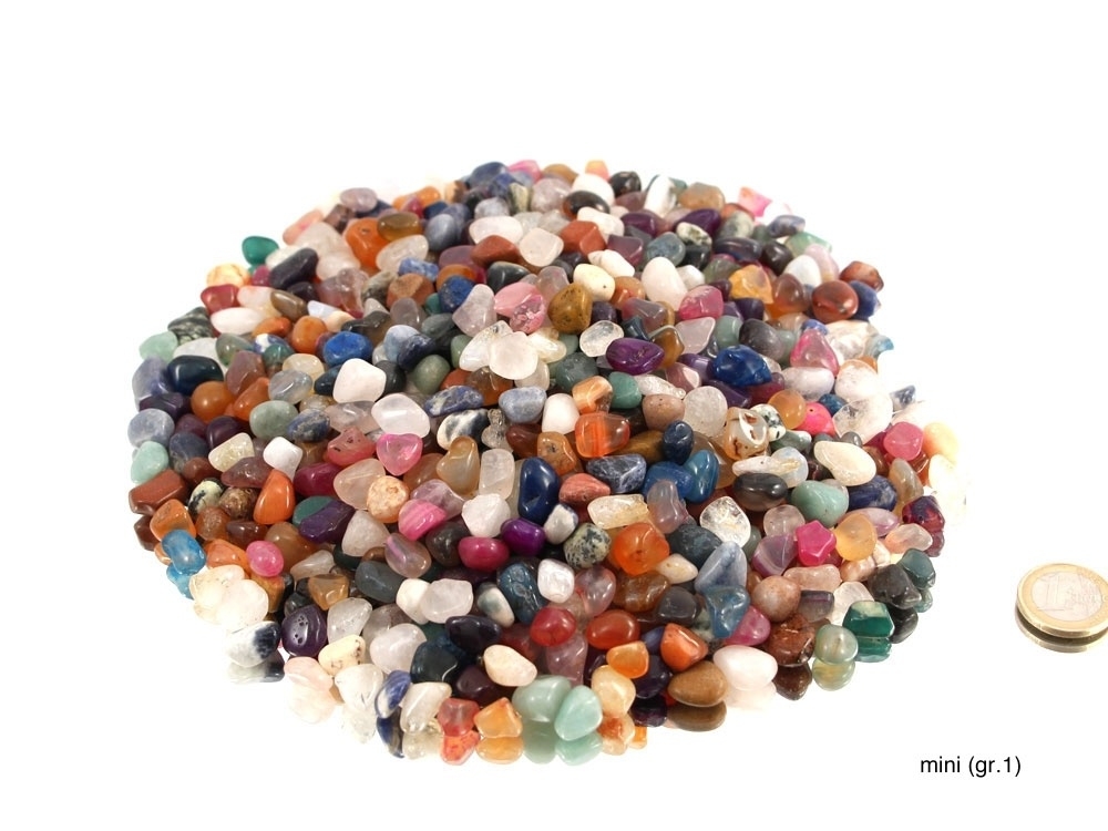 1 kg Trommelsteine Bunter Mix
